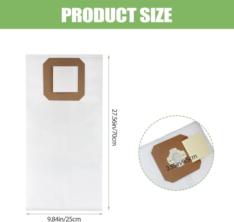CHNPLUM Central Vacuum Filter Bags Fits Replacement 9520 Vacuflo Maxum Vacuum Systems, for Vacuflo Maxum 5 7 9, DB5000 - DB9000 Filter Bags Fits for H-P Central Vacuum Cleanshield Pack of 5 - Image 2